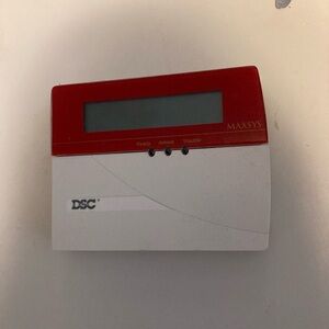 DSC maxsys Z version red face alarm control panel